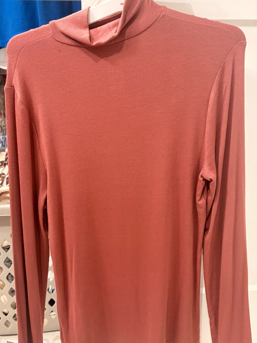 Target Women's Mauve Long Sleeve Turtleneck Top